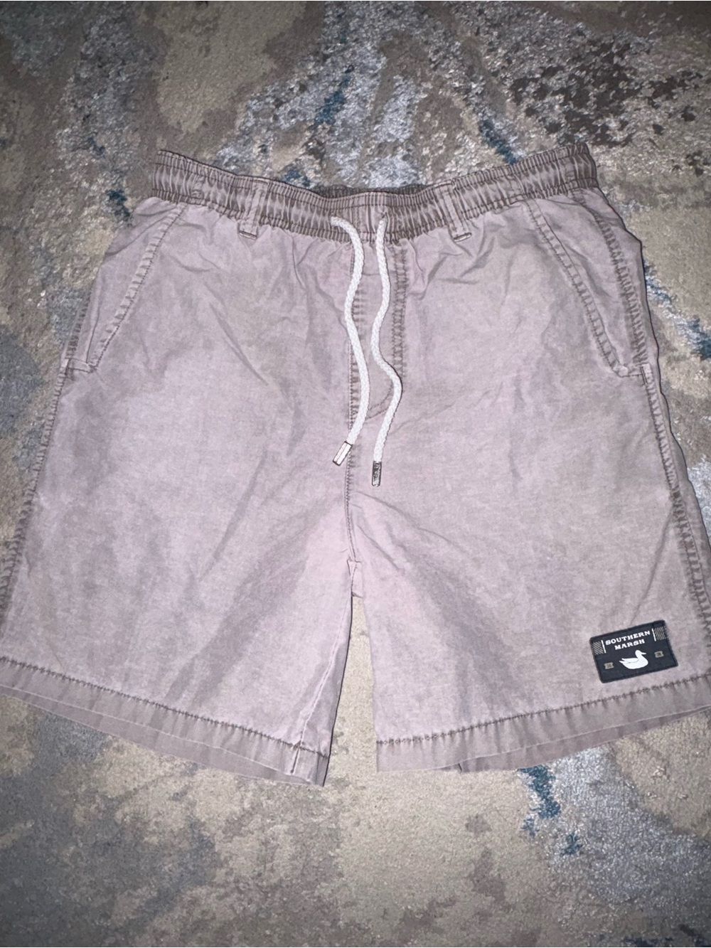 Southern Marsh Youth Seawash Swim Trunks in Burnt Taupe